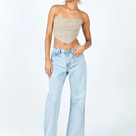 Princess polly: AVERY BUSTIER CHAMPAGNE - Picture 3 of 4